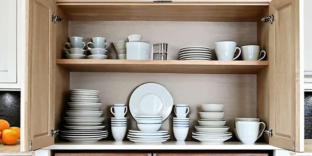 Cómo ordenar tus platos, vasos y tazas